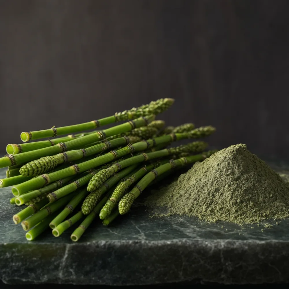 Visual editoriale dell'ingrediente Equiseto E.S.