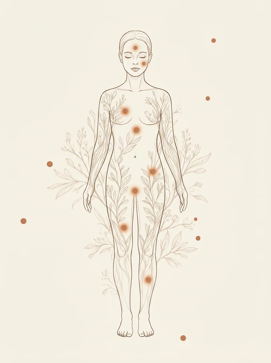 Schema del corpo con le aree su cui lavorano gli Attivatori